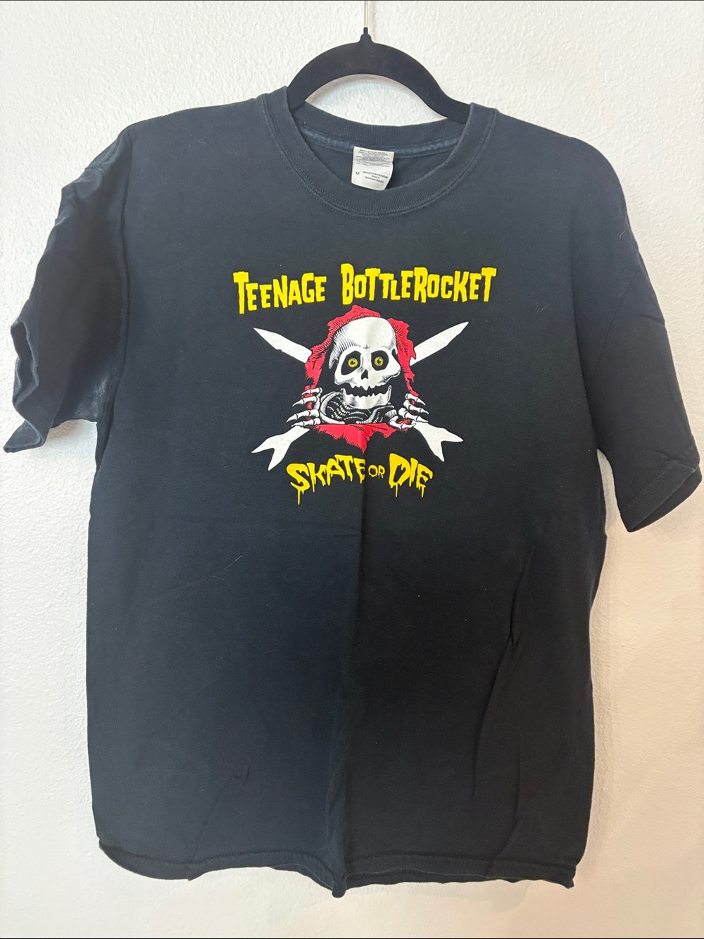 Teenage Bottlerocket ‘Skate or Die'  Graphic Tee - black